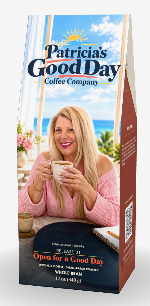 Patricia’s Good Day Coffee Company — Release 01, Open for a Good Day