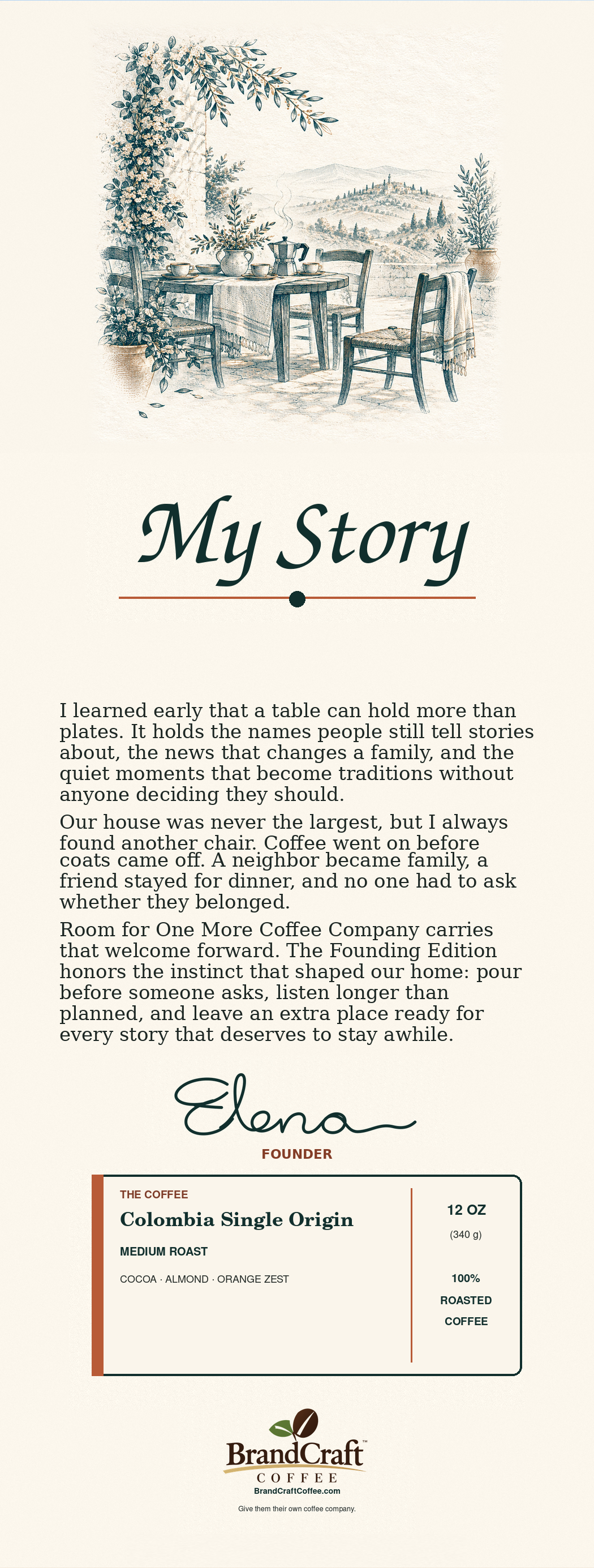 Room for One More · back
