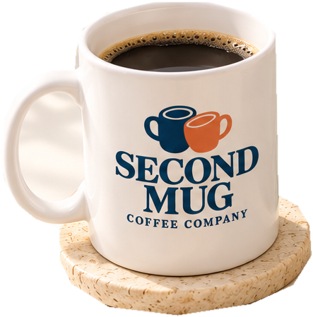 Illustration of a company mug